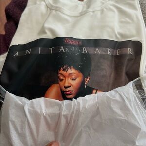 Anita Baker Rapture Graphic Tank Top - White